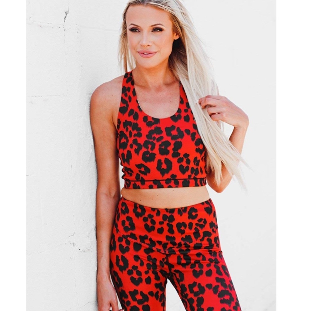 BuddyLove Red Fire Sports Bra